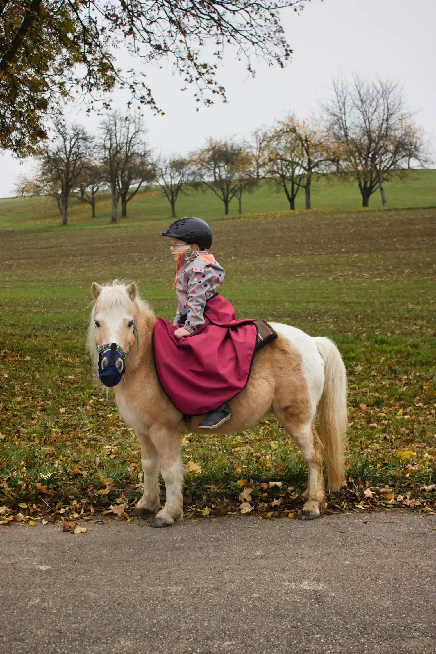 Kinder Reitdecke wärmend für Reiter