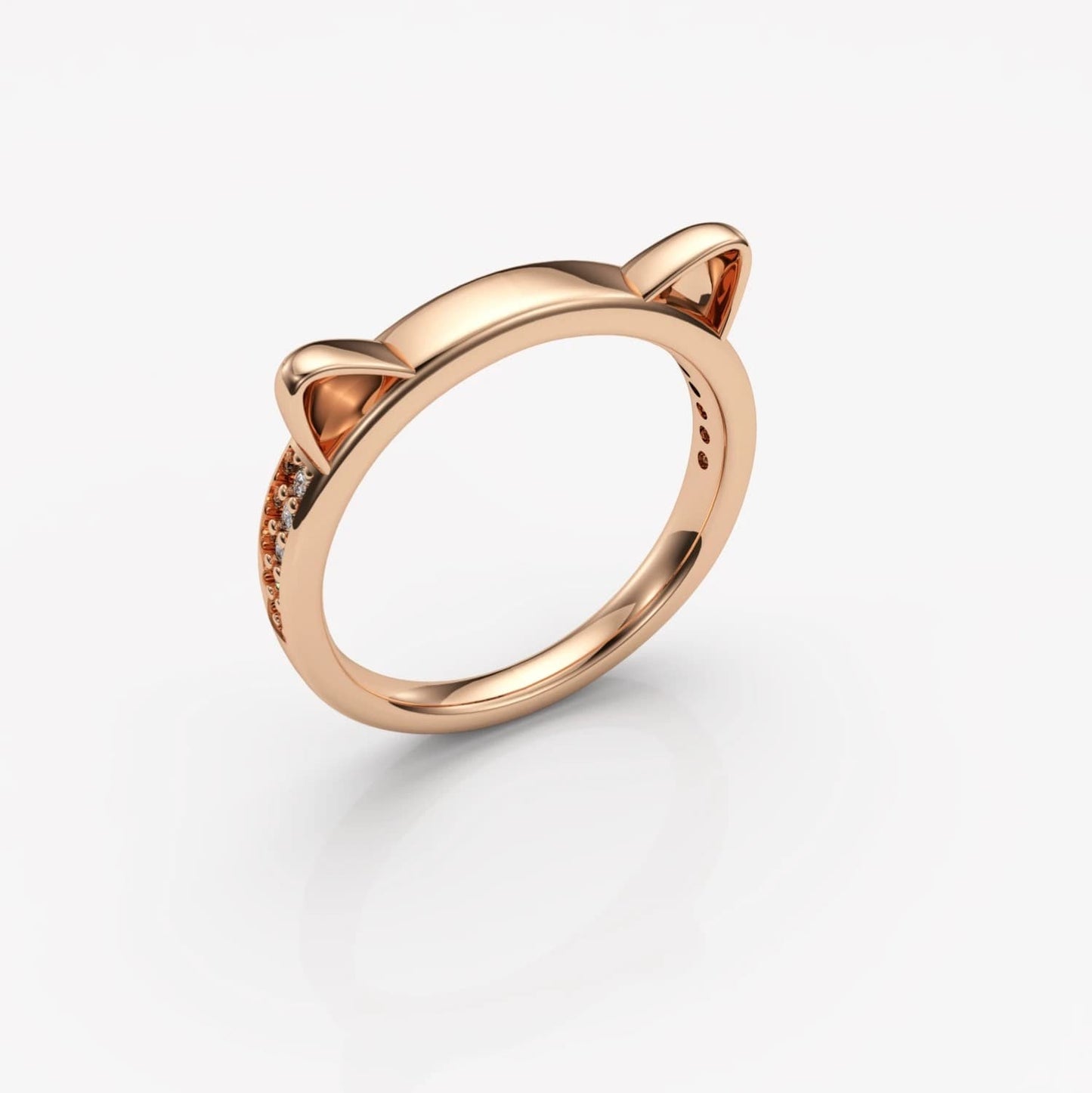 INDIVIDUELLER KATZEN-RING Rose Gold