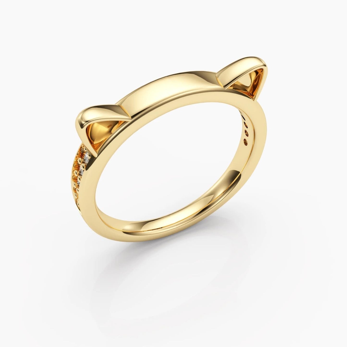INDIVIDUELLER KATZEN-RING Gold